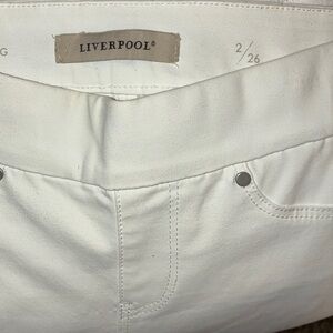 Liverpool Cream Ankle Leggings Sz 2 Gently used